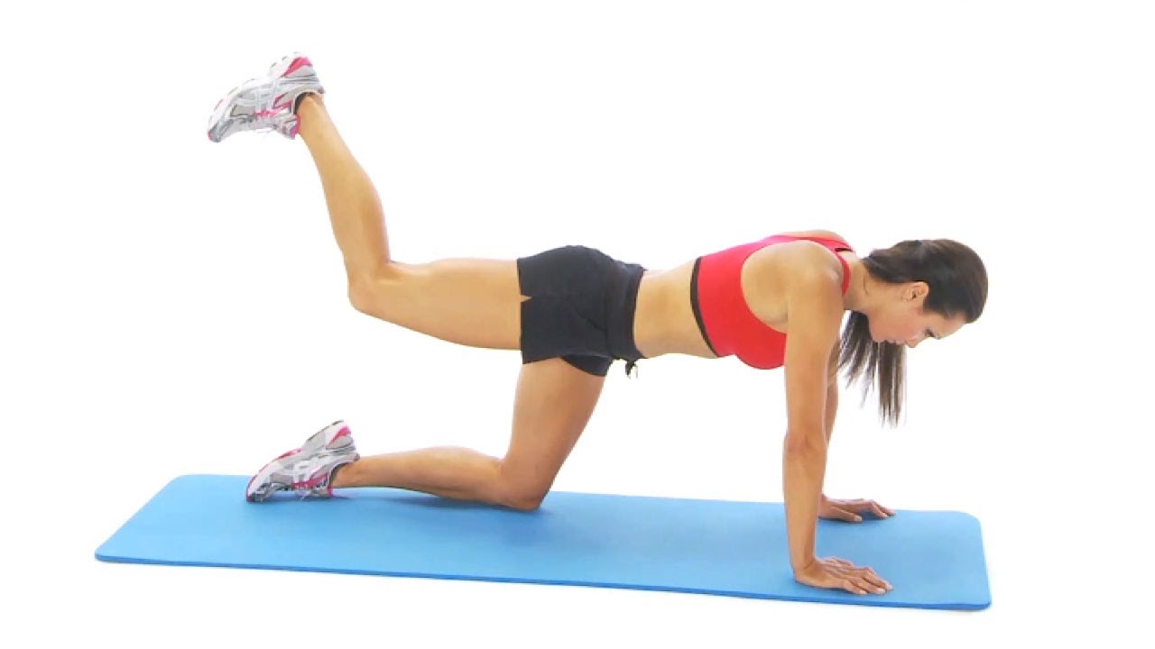 Hip exercise - extension on all fours