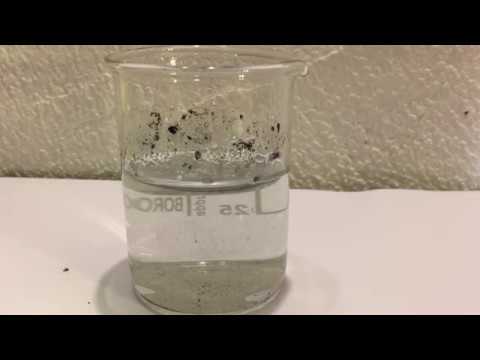 The extraction of microplastics from water using ferro-fluids