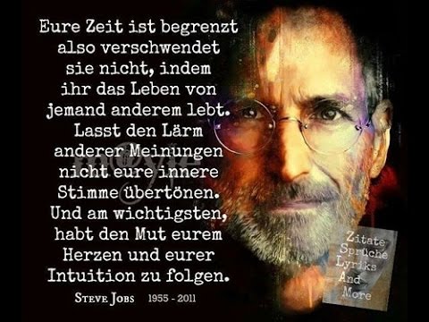 Steve Jobs Berühmteste Rede In Deutsch Motivation Und Leidenschaft