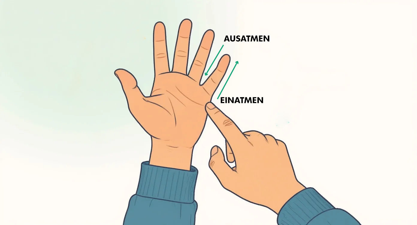 Nur 2 Minuten: Diese 5-Finger-Atemübung entspannt und senkt Stress sofort