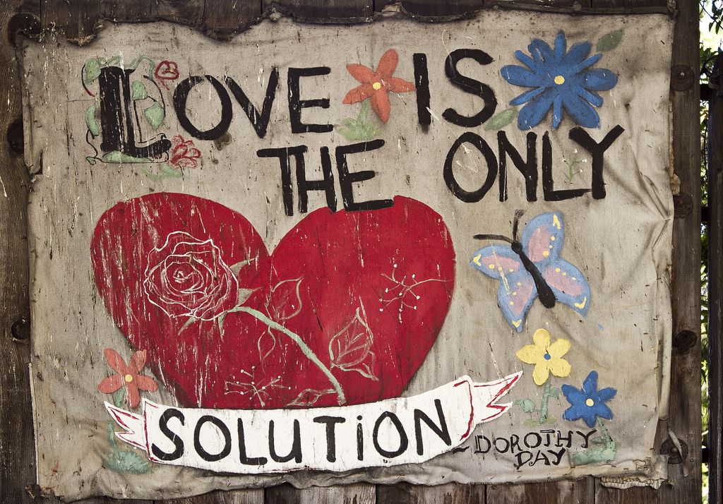 love is the only solution